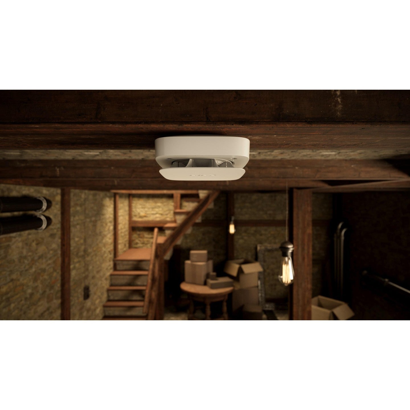 AJAX Czujnik - ciepła/dymu/tlenku węgla FireProtect 2 RB (Heat/Smoke/CO) - white