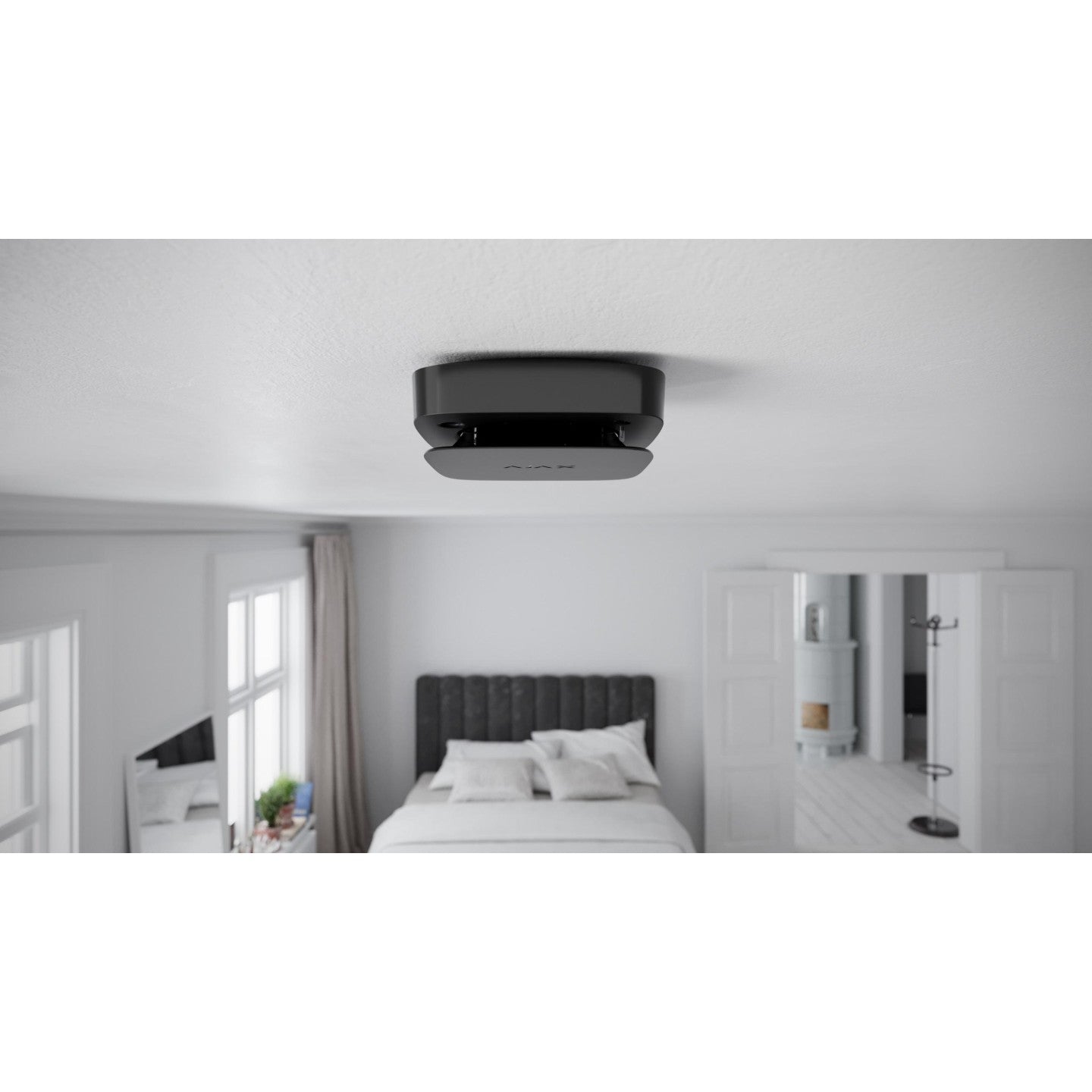 AJAX Czujnik - ciepła/dymu/tlenku węgla FireProtect 2 SB (Heat/Smoke/CO) - black