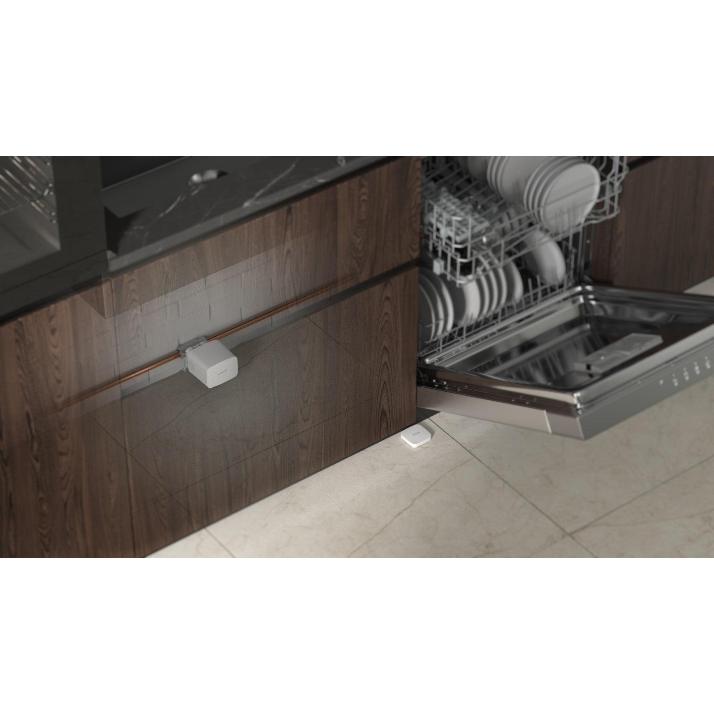 AJAX Inteligentny zawór kulowy WaterStop (1/2" valve) - white