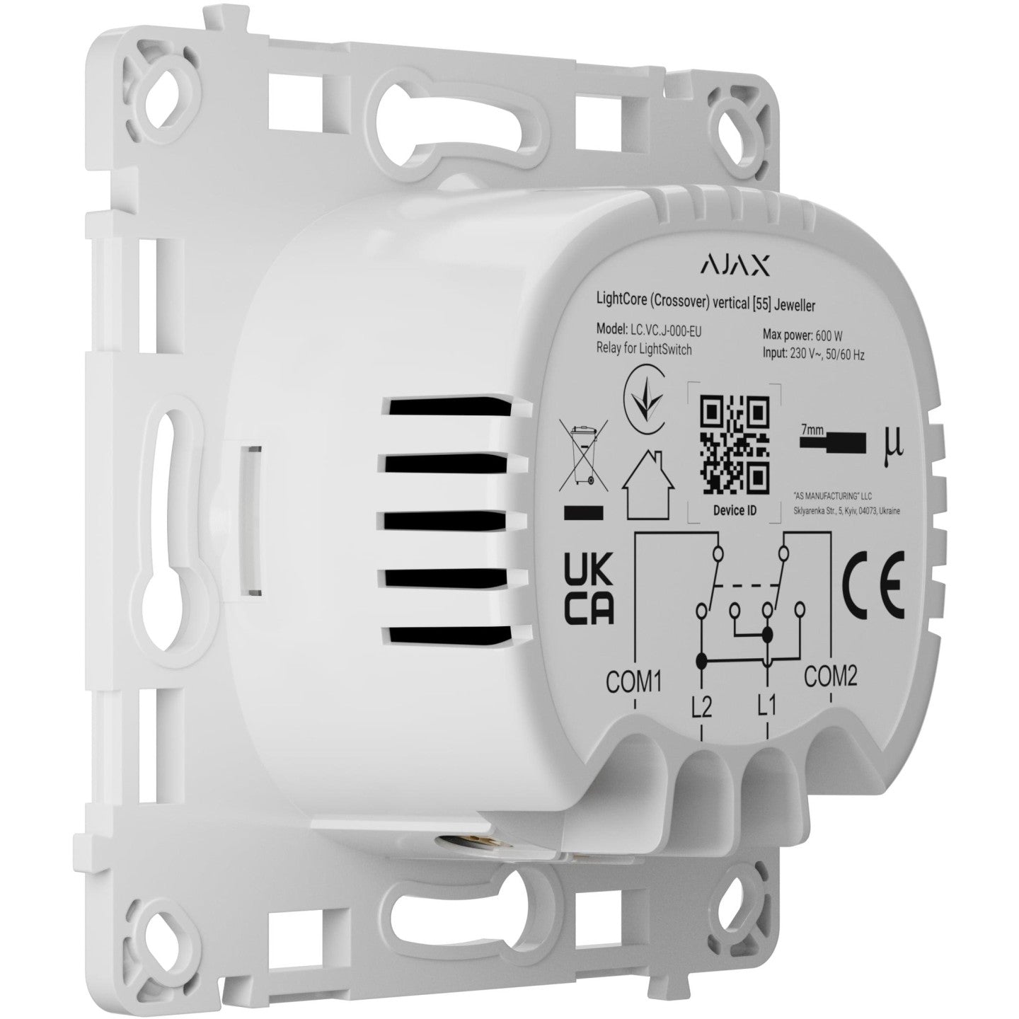 AJAX Włącznik światła LightCore Crossover