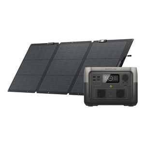 Bundle: Power station EcoFlow River 2 Max + portable solar panel 160W