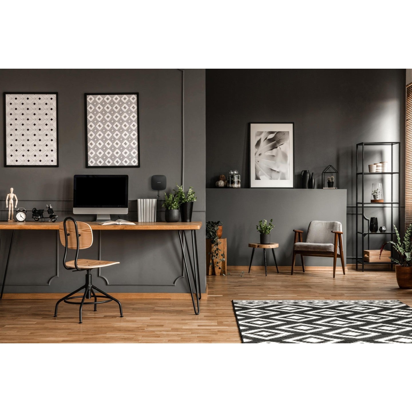 AJAX Centrala Hub 2 (4G) - black