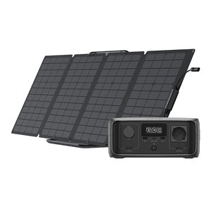 Bundle: Power station EcoFlow River 3 + portable solar panel 110W