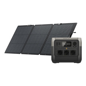 Bundle: Power station EcoFlow River 3 + portable solar panel 160W