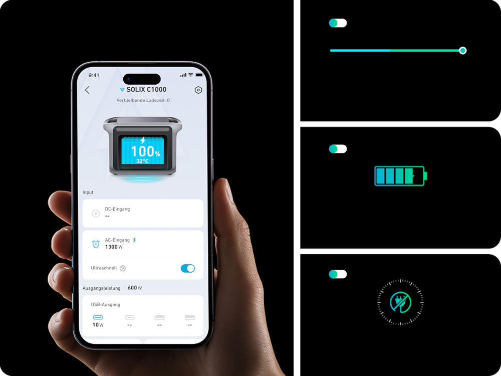 Przenośna stacja zasilania Anker Solix C1000X 1056Wh 1800W - image 2