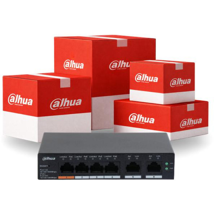 SWITCH DAHUA CS4006-4GT-60 Opakowanie zbiorcze 10szt.