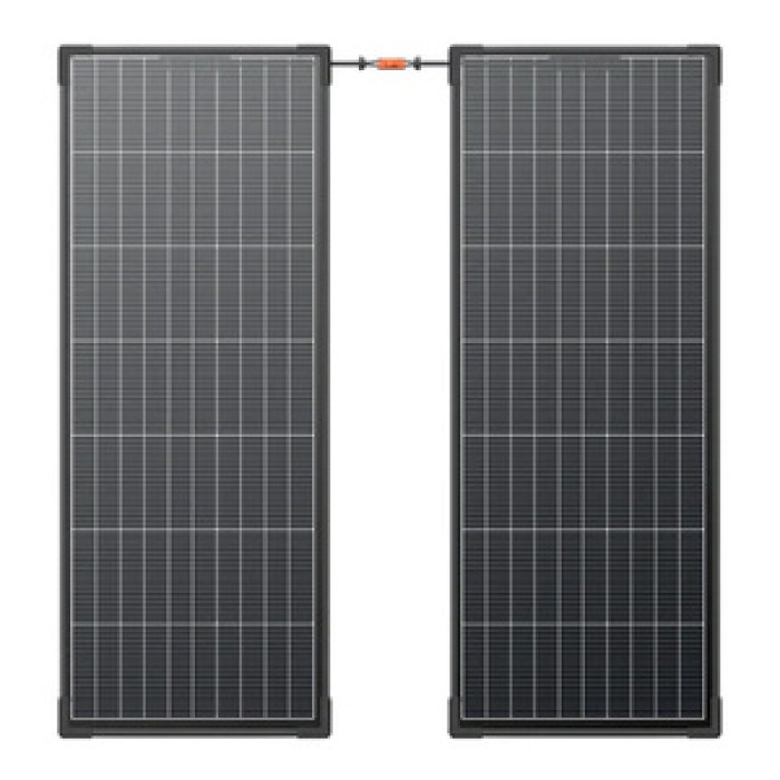 Set 2x EcoFlow 130W photovoltaic panel (rigid construction)