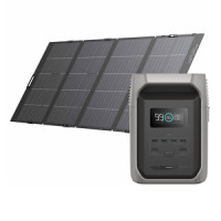 Bundle: Power station EcoFlow Delta 3 1500 + portable solar panel 400W