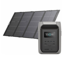 Bundle: Power station EcoFlow Delta 3 1500 + portable solar panel 400W