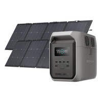 Bundle: Power station EcoFlow Delta 3 1500 + 2x portable solar panel 220W