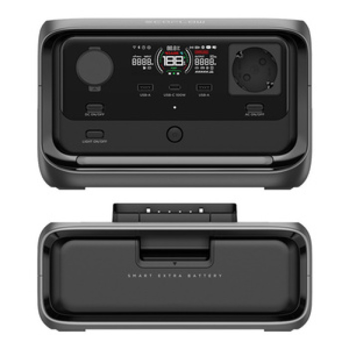 Bundle: Power station EcoFlow River 3 Plus + extra battery 286Wh