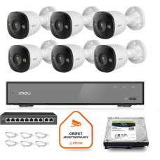 Zestaw monitoringu Imou 6x kamera PS3E-8Q0 8MP POE