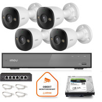 Zestaw monitoringu Imou 4x kamera PS3E-8Q0 8MP POE
