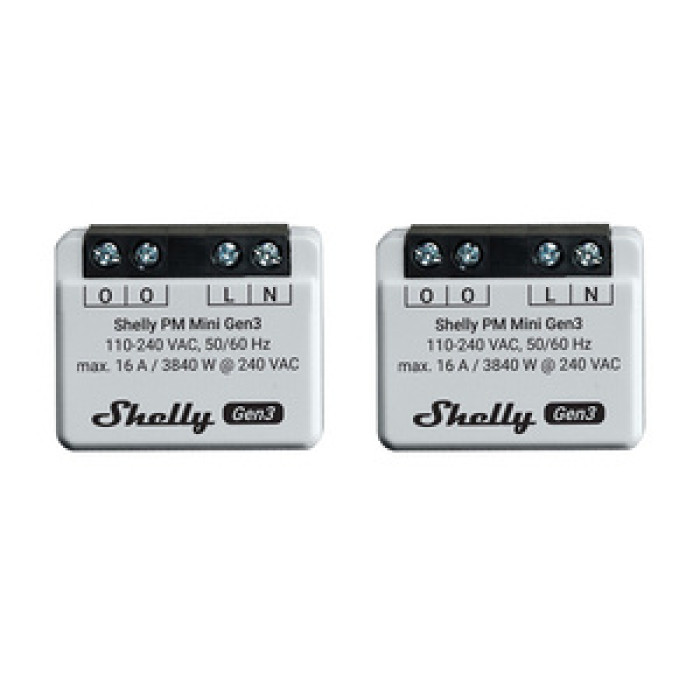 Sterownik SHELLY PM Mini Gen3 Wi-Fi/Bluetooth 2szt