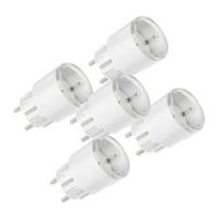Set of 5 Shelly Plug S MTR Gen3 Smart Outlet (Black)
