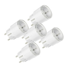 Set of 5 Shelly Plug S MTR Gen3 Smart Outlet (Black)