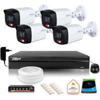 Zestaw monitoringu IP DAHUA 4 kamery IPC-HFW1439TL1-A-IL 4Mpx
