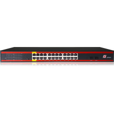 SWITCH POE GETFORT 24GE+2SFP Gigabit 400W