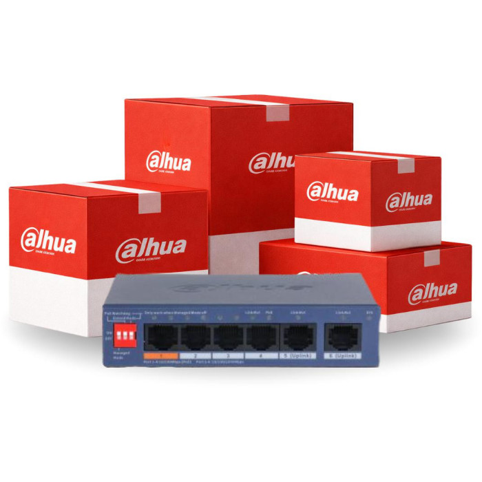 SWITCH DAHUA CS4006-4ET2GT-60 Opakowanie zbiorcze 4szt