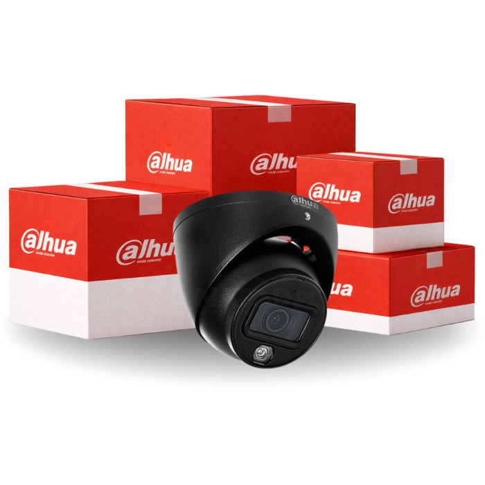 KAMERA HDCVI DAHUA HAC-HDW1200TLM-IL-A-0280B-S6-BLACK Opakowanie zbiorcze 4szt
