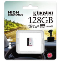 Karta pamięci microSD Kingston High-Endurance UHS-I 128GB 24/7 (rejestratory i monitoring)