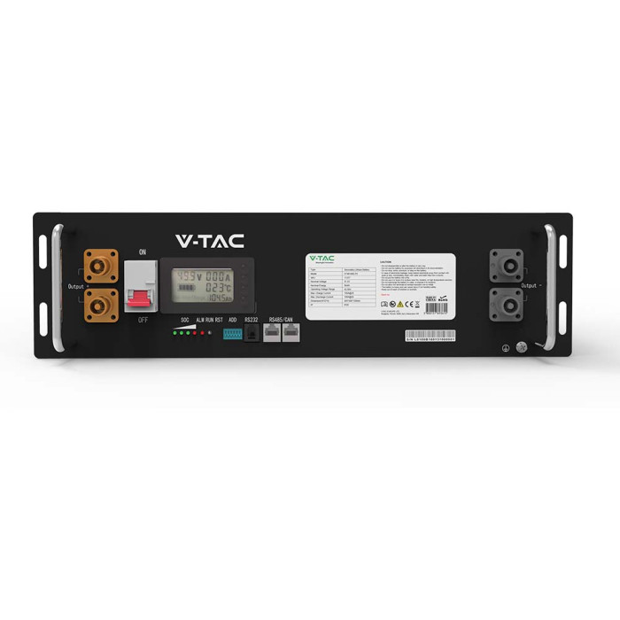 Magazyn energii 5,12kWh VT-48100E-P2 Rack do montażu na stelażu IP20 niskonapięciowy