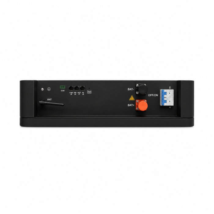 VT-14033 14.33kWh ULTRA THIN WALL MOUNTED LITHIUM BATTERY-6000 CYCLES BLACK