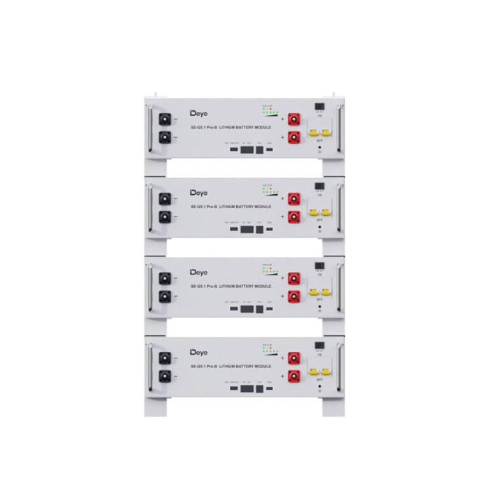 Magazyn energii 5,12kWh 100Ah/51,2V DEYE SE-G5.1 Pro-B LiFePo4 stojący/wiszący wbudowany BMS IP20 niskonapięciowy