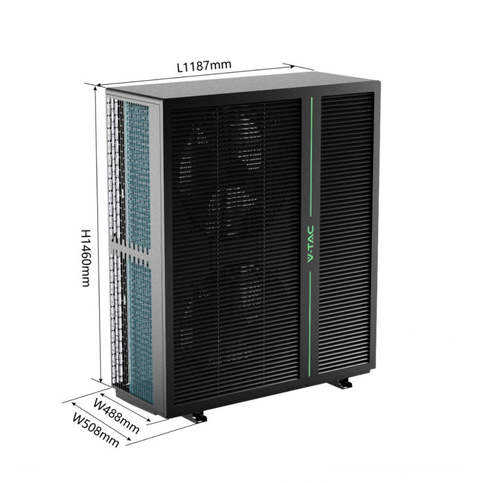 Pompa ciepła ETER monoblock 18kW R290 Plus 1 fazowa