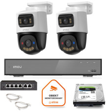 Zestaw monitoringu Imou 2x kamera IPC-PS70FP-10M0 10MP (5MP+5MP) Dual PoE