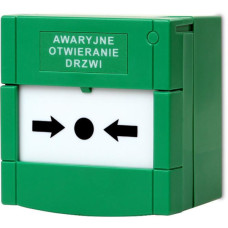 Zielony przycisk ewakuacyjny resetowalny Getfort GF-PE01