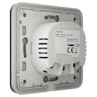 AJAX Włącznik światła LightCore (2-gang/2-way) vertical