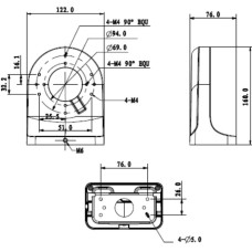 UCHWYT DAHUA PFB204W