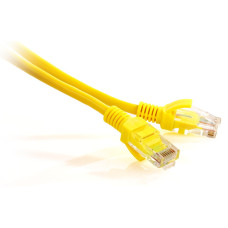 PATCHCORD SKRĘTKA GETFORT CAT.5E UTP 1m żółty