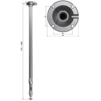 UCHWYT DO KAMER TELESKOPOWY SUFITOWY BR-60X120 710-1220