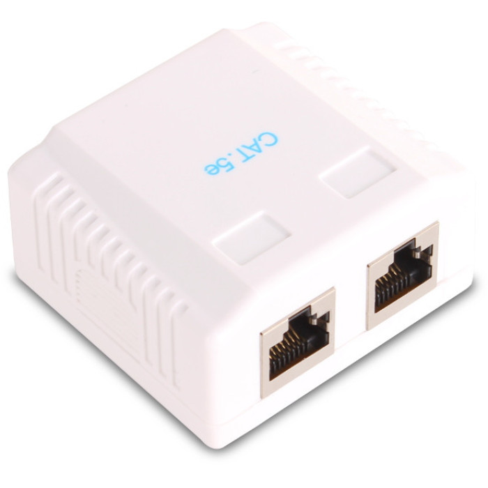 GNIAZDO NATYNKOWE GETFORT 2XRJ45 KAT.5E