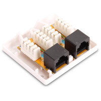 GNIAZDO NATYNKOWE GETFORT 2XRJ45 KAT.6