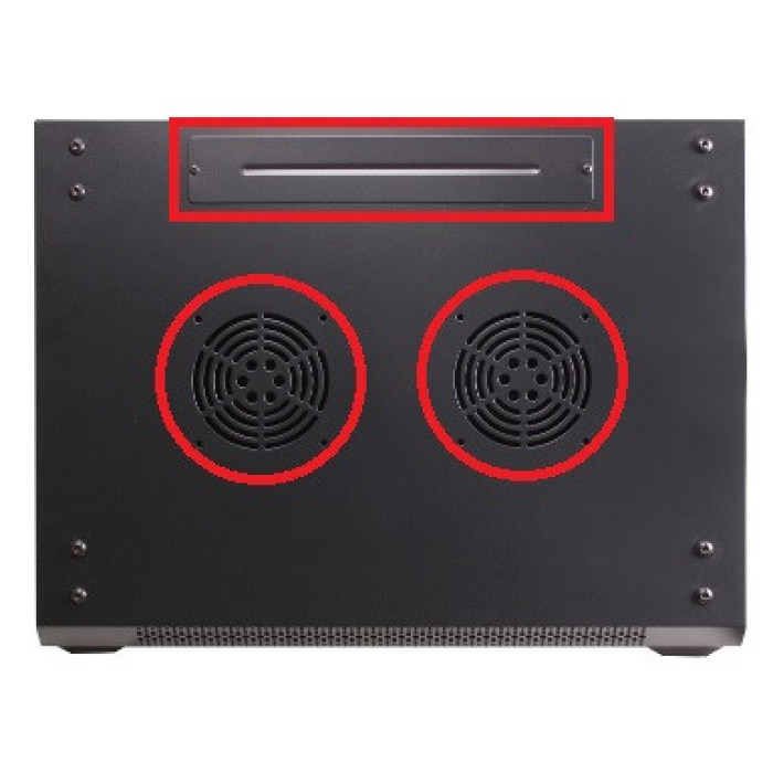 SZAFA RACK GETFORT 19 CALI 6U 600X450 WISZĄCA