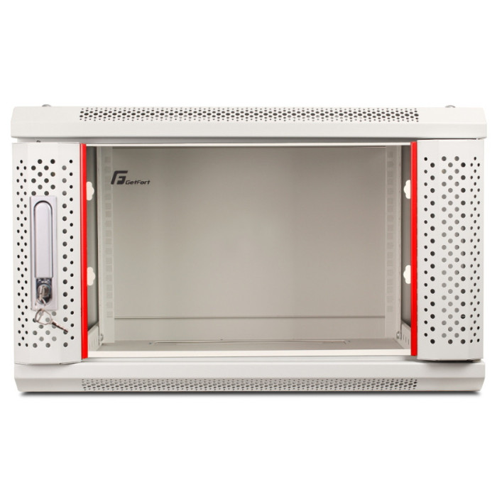 SZAFA RACK GETFORT 19 CALI 6U 600X450 WISZĄCA SZARA