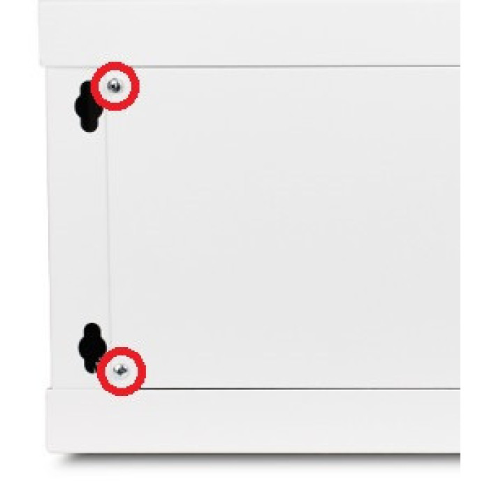 SZAFA RACK GETFORT 19 CALI 6U 600X450 WISZĄCA SZARA