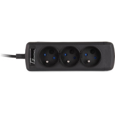 Listwa zasilająca GETFORT UPS C14 / 3 GNIAZDA FR 60cm
