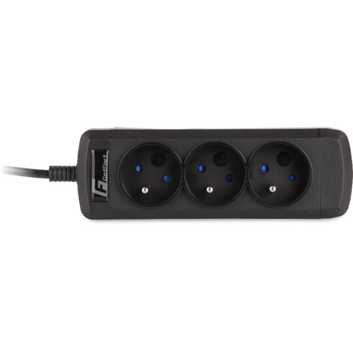 Listwa zasilająca GETFORT UPS C14 / 3 GNIAZDA FR 60cm