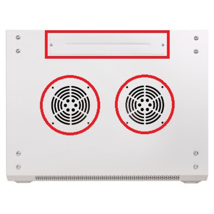 SZAFA RACK GETFORT ECO v2 19 CALI 6U 600X450 Wisząca Szara