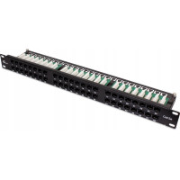 PATCH PANEL UTP CAT.5E 48 PORTÓW PGF-5EUTP48-B9 GETFORT