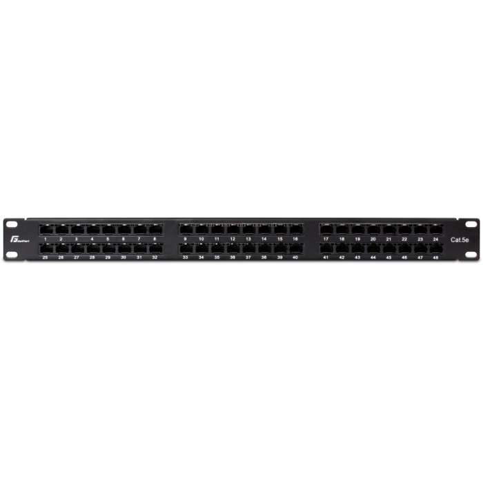 PATCH PANEL UTP CAT.5E 48 PORTÓW PGF-5EUTP48-B9 GETFORT