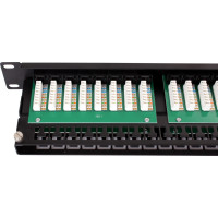 PATCH PANEL UTP CAT.5E 48 PORTÓW PGF-5EUTP48-B9 GETFORT