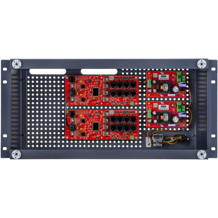 Zestaw do 16 kamer IP switch PoE 16P+2G ATTE IP-16-20-R5U0