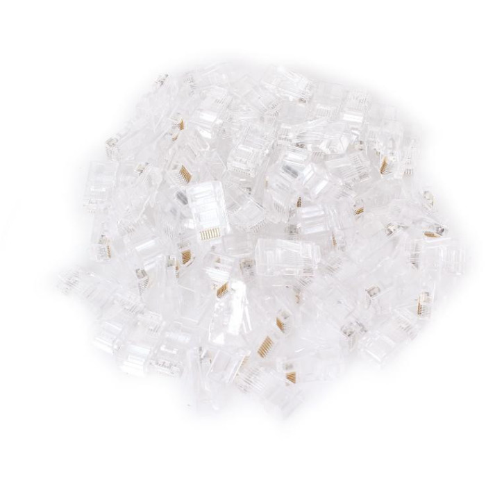 WTYK SIECIOWY PRZELOTOWY GETFORT RJ45 CAT.5e 8P8C (100szt)