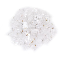 WTYK SIECIOWY PRZELOTOWY GETFORT RJ45 CAT.6 8P8C (100szt)