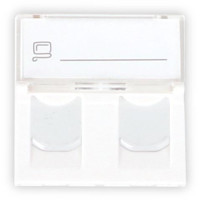ADAPTER GETFORT 2 MOD 2XRJ45 MOSAIC 45x45mm